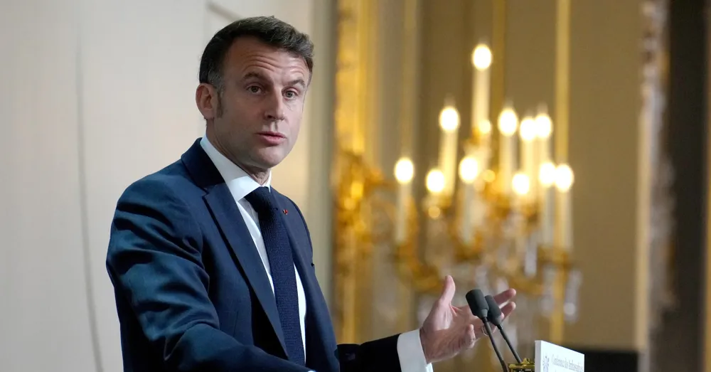 Iran's nuclear program approaching critical limits, warns French President Macron