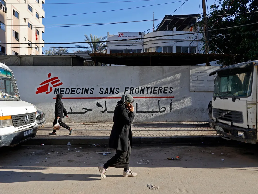 Israel Bans Doctors Without Borders from Operating in Gaza