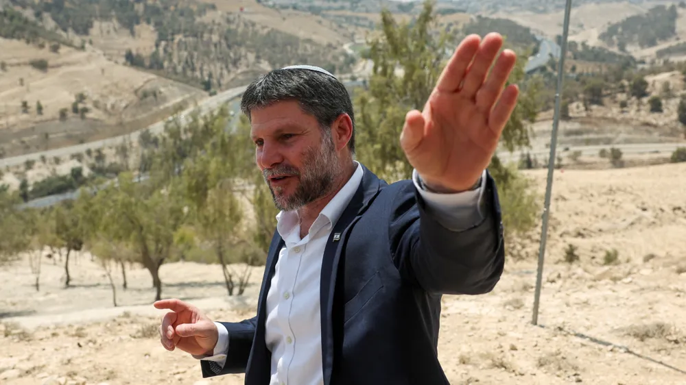 Israel's Smotrich Advocates for Annexation of 82% of West Bank, Eliciting International Condemnation