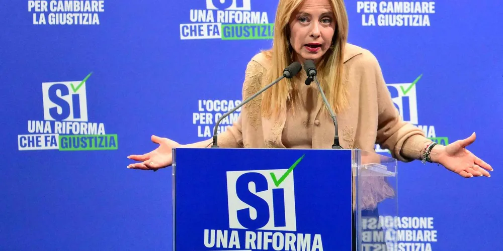 Italian voters reject judicial reform, a setback for PM Giorgia Meloni