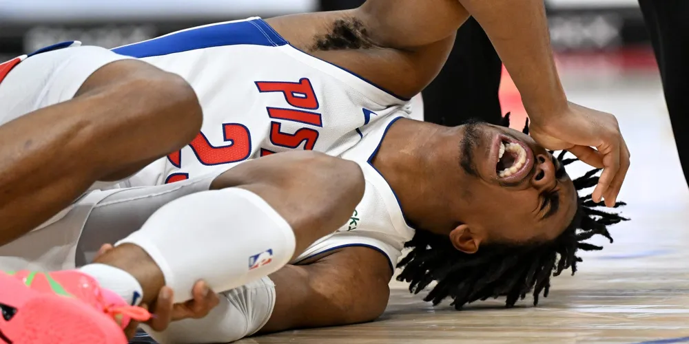 Jaden Ivey Suffers Broken Leg in Collision, Pistons Guard Vows Strong Recovery