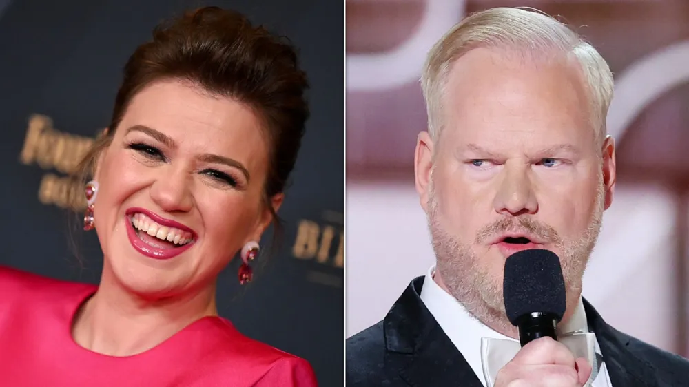 Jim Gaffigan Humors Kelly Clarkson About Her Barefoot Appearance on Talk Show