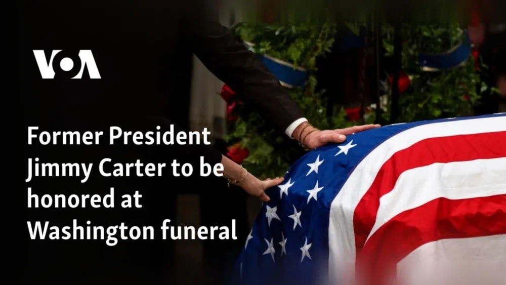 Jimmy Carter honored at Washington funeral, eulogy by President Biden