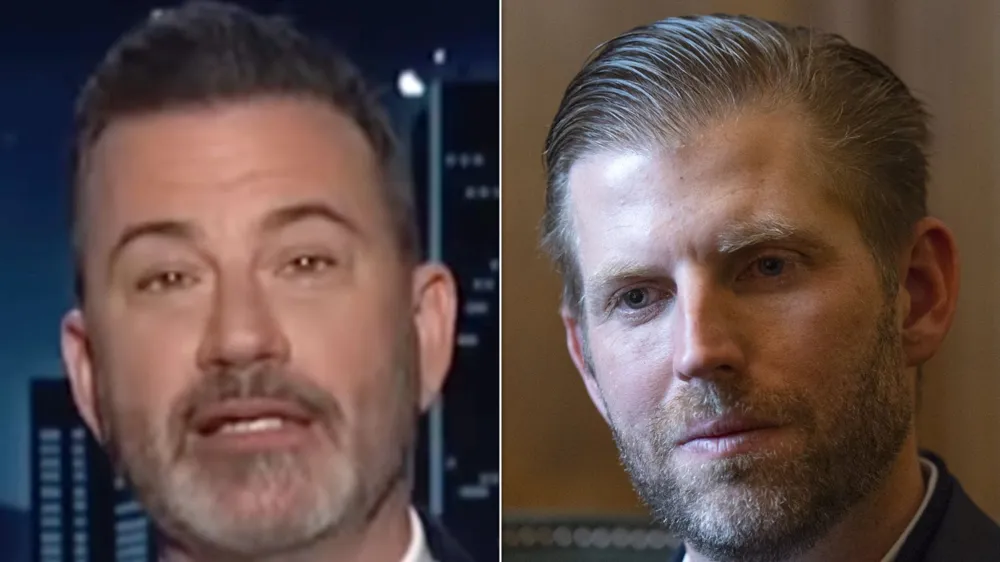 Jimmy Kimmel Roasts Eric Trump for Father's Lack of Birthday Mention