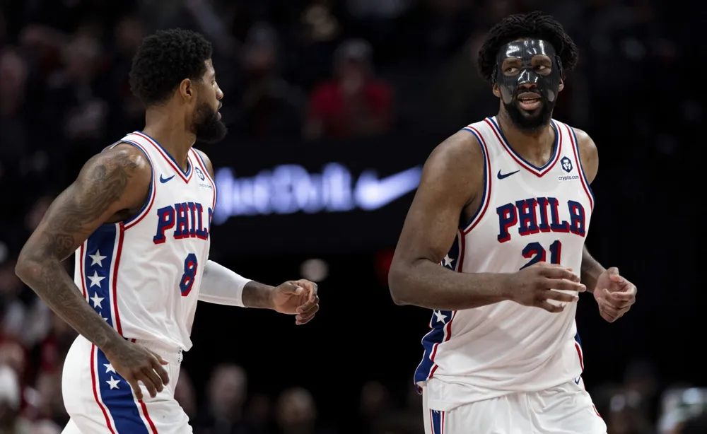 Joel Embiid Scores 37 as 76ers Defeat Trail Blazers 125-103