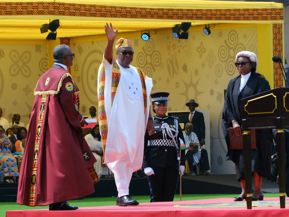 John Mahama inaugurated as Ghana’s president, vows to 'reset' the nation