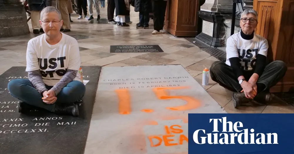 Just Stop Oil Activists Target Charles Darwin’s Grave in Climate Protest