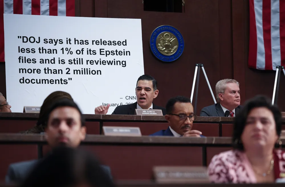 Democrats Demand Justice Department Explain Missing Epstein Files Linking Trump