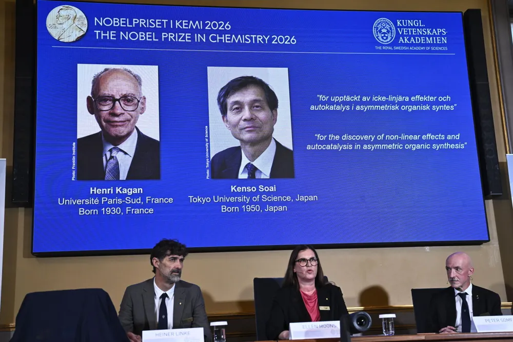 Kagan and Soai Awarded 2026 Nobel Prize in Chemistry for 'Mirror Image' Breakthrough