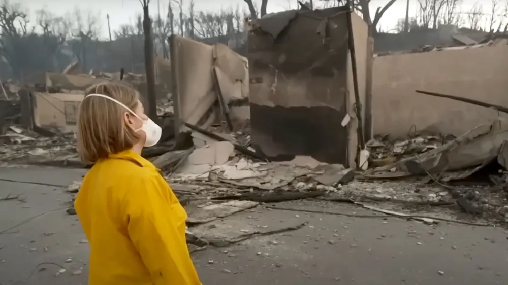 Katy Tur's Heartbreaking Encounter with Childhood Home Destroyed by Wildfires