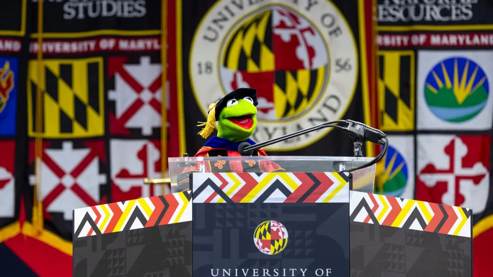 Kermit the Frog Inspires University of Maryland Graduates with Commencement Address