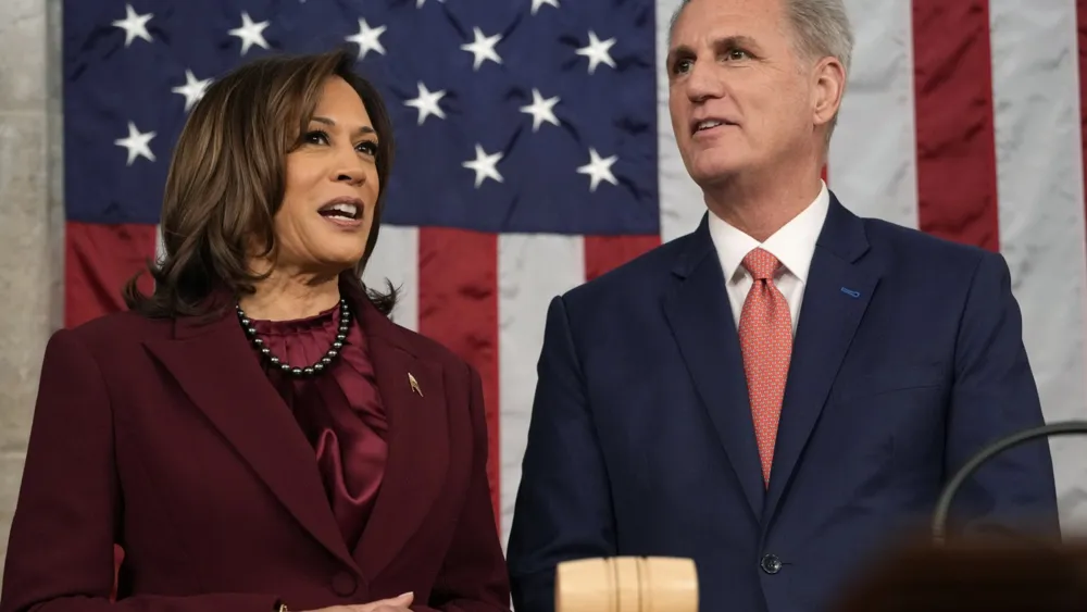 Kevin McCarthy Expresses Respect for Kamala Harris' Handling of Election Certification