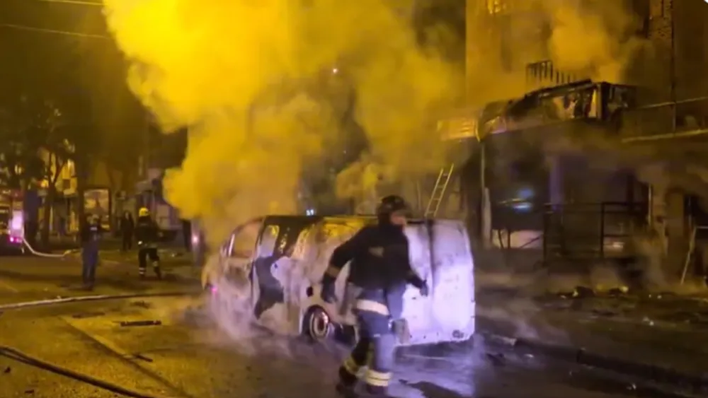 Russian Drone Strikes Leave Nearly 50 Injured in Kharkiv