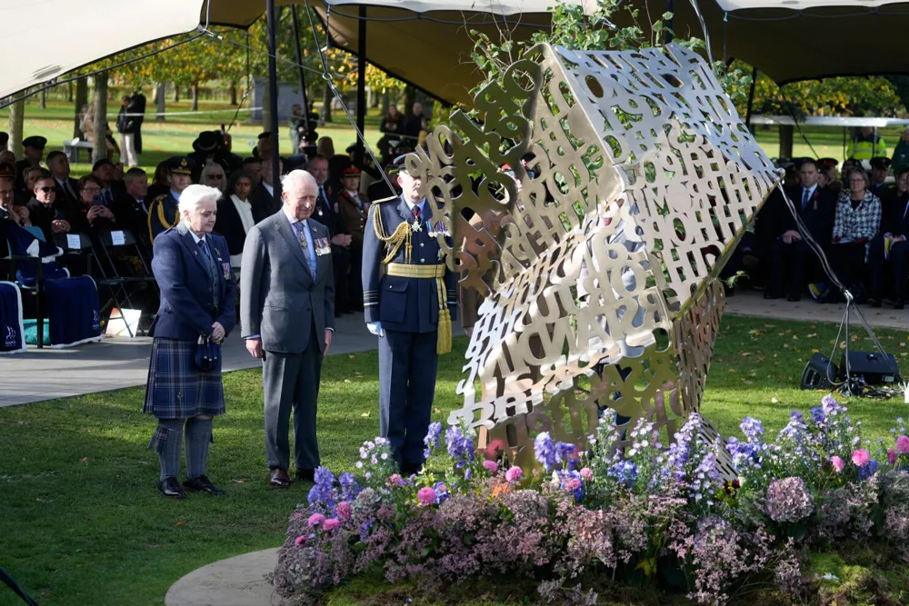 King Charles III Dedicates UK's First LGBT Armed Forces Memorial