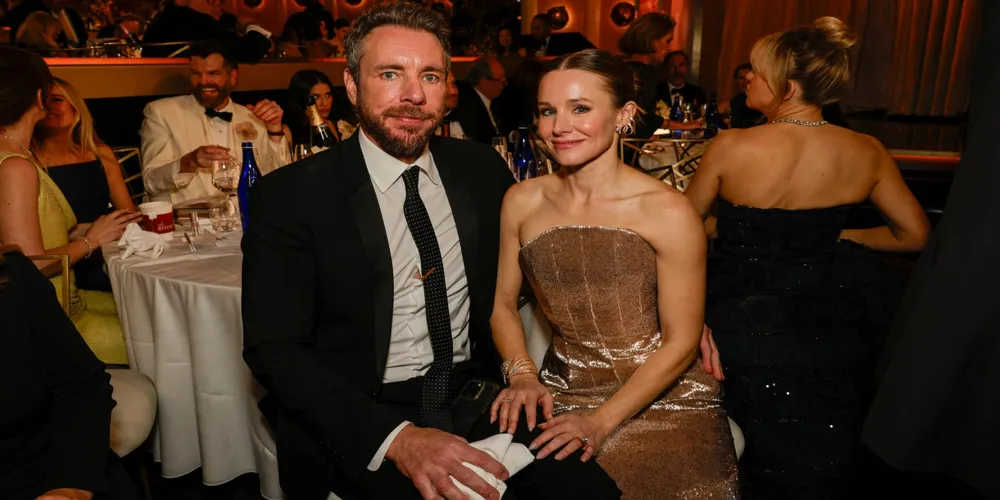 Kristen Bell Shares Dax Shepard’s Football Distraction at Golden Globes