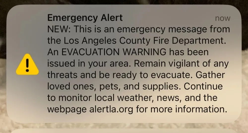 Los Angeles Sends Erroneous Emergency Evacuation Alerts to Residents