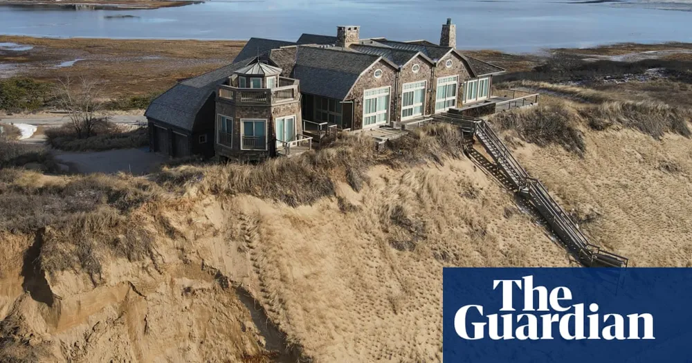 Luxury Home at Risk of Collapsing into Cape Cod Bay Due to Erosion