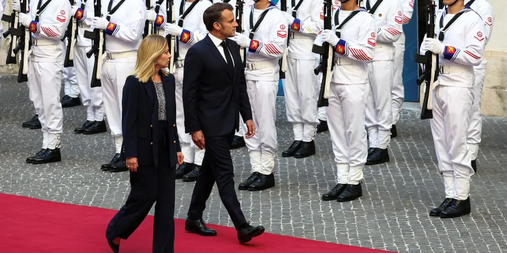 Macron and Meloni Seek Unity Amid Tensions Over Ukraine and Trade