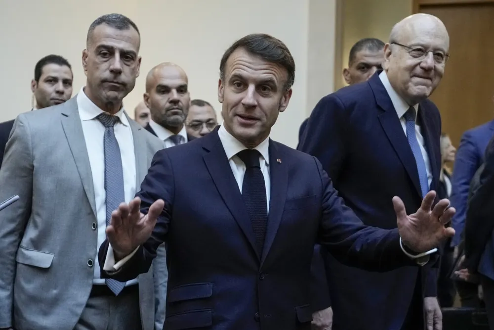 Macron Visits Lebanon to Support New Leadership and Push for Ceasefire Implementation with Israel