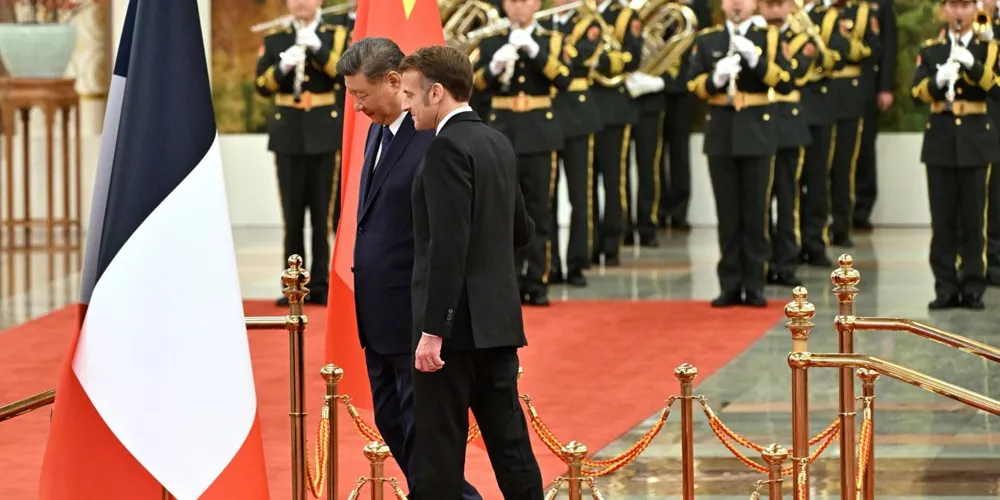 Macron Meets Xi in Beijing to Discuss Trade Imbalances and Peace Efforts in Ukraine