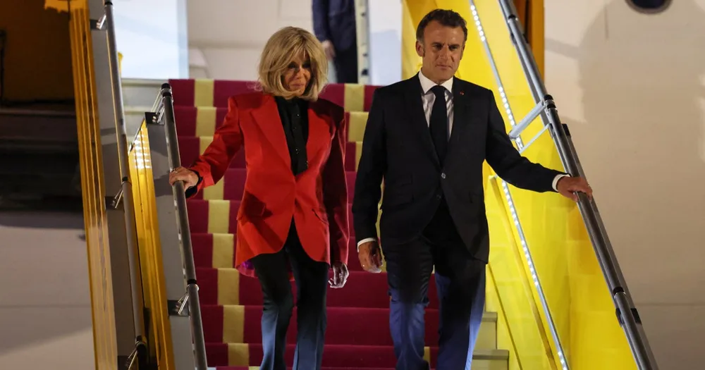 Macron's Office Downplays Viral Incident with Wife in Vietnam
