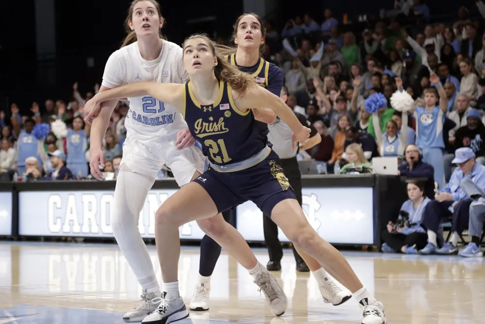 Maddy Westbeld Returns to Notre Dame After Foot Surgery, Contributes in Win Against North Carolina