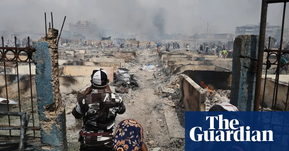 Major cleanup initiated in Ghana after fire devastates one of the largest secondhand markets