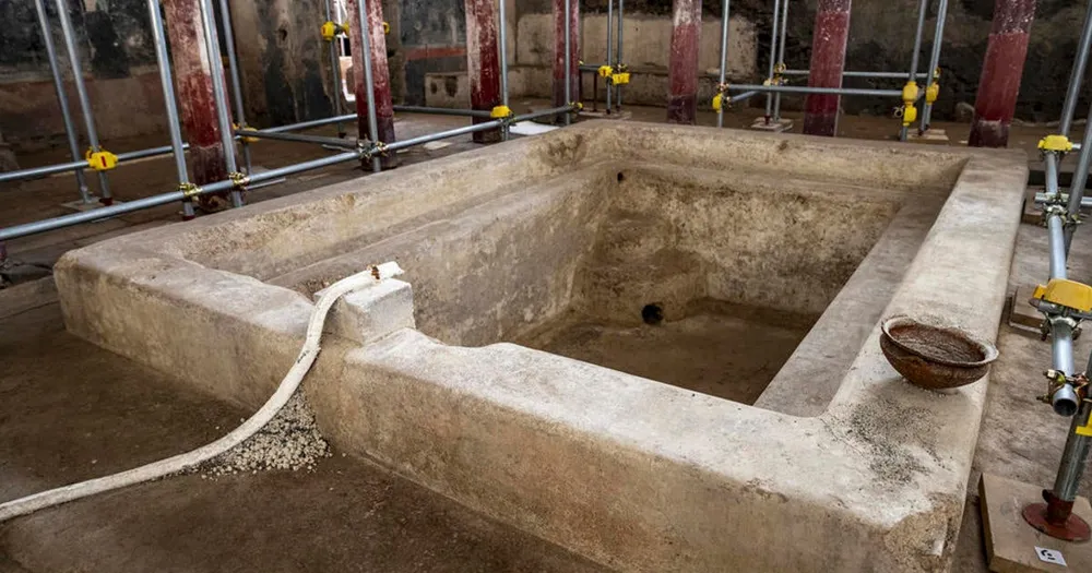 Major Discovery in Pompeii: Excavation Uncovers Extensive Private Thermal Complex from 2000 Years Ago