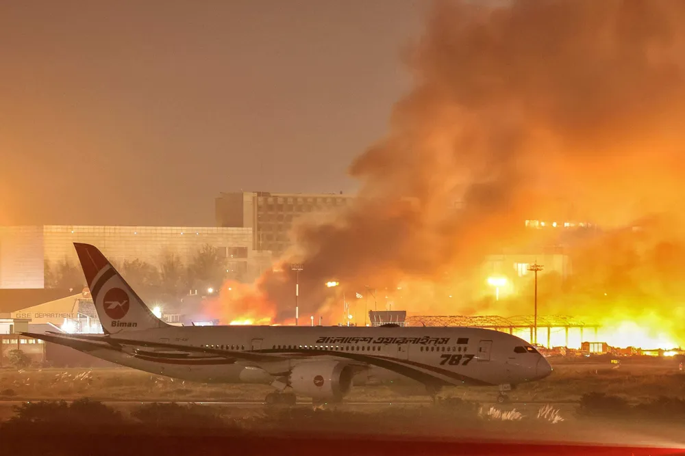 Major Fire at Dhaka Airport Cargo Terminal Suspends Flights