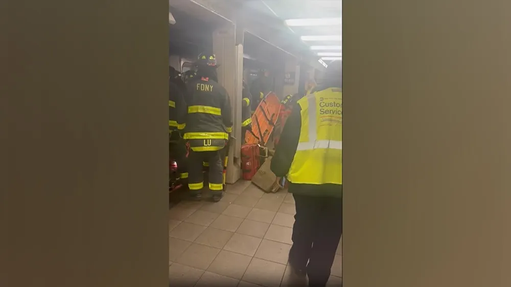 Man hospitalized after being shoved onto subway tracks in NYC