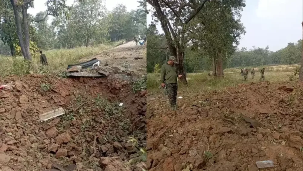 Maoist-triggered IED blast in Bastar claims lives of 8 security personnel and a driver