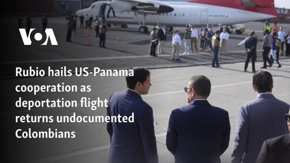 Marco Rubio Observes Deportation Flight in Panama, Spotlighting U.S.-Panama Cooperation on Immigration