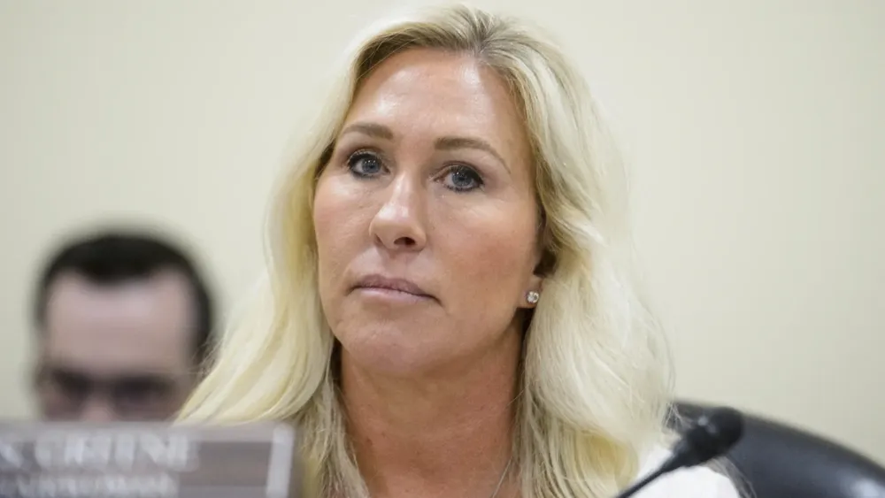 Marjorie Taylor Greene Critiques GOP Leadership, Advocates for Women's Rights