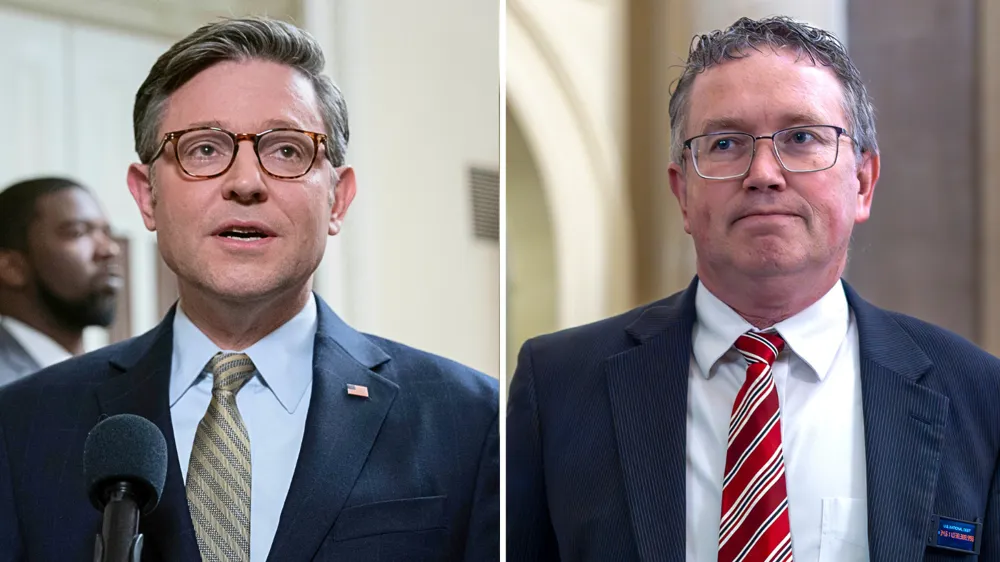 Massie Vows Not to Support Johnson for Speaker, Calls Potential Vote Unthinkable