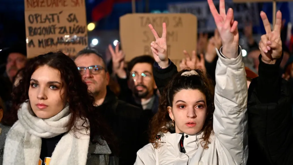 Massive Protests Erupt in Slovakia as PM Fico Defies Calls for Resignation Amid Shift Towards Russia