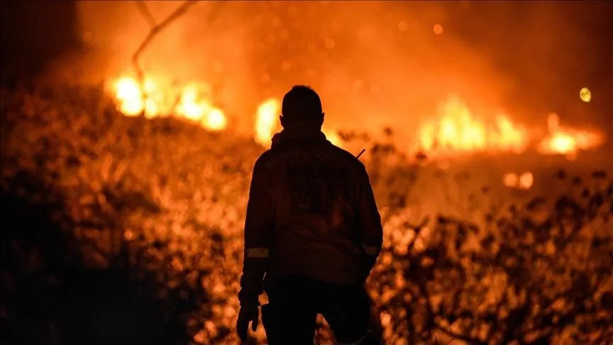 Wildfires on Crete prompt mass evacuations as firefighters struggle with intense heat