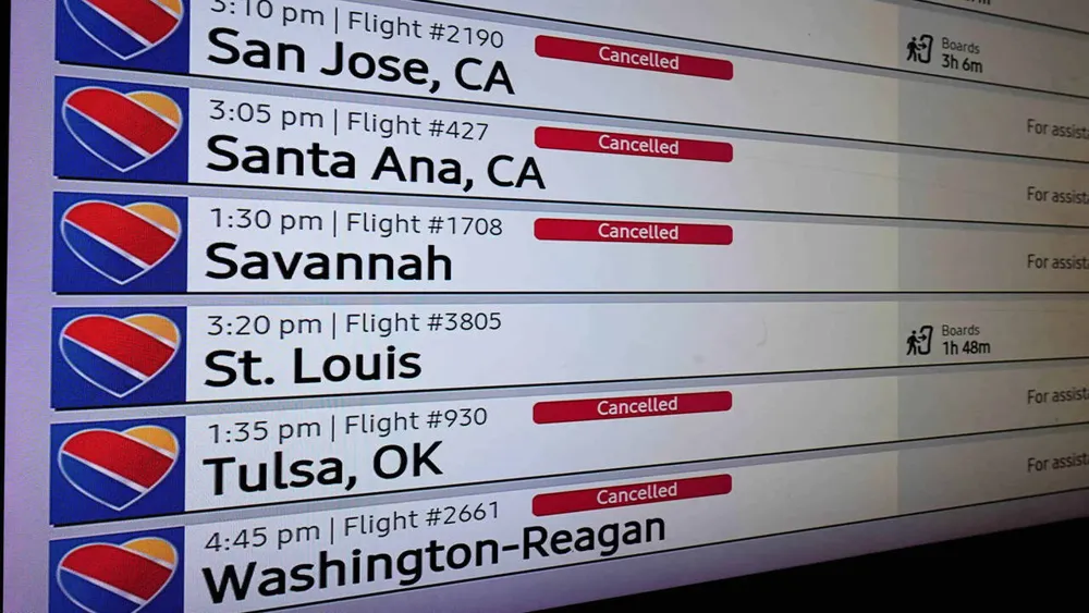 Massive winter storm forces over 13,000 flight cancellations across the US