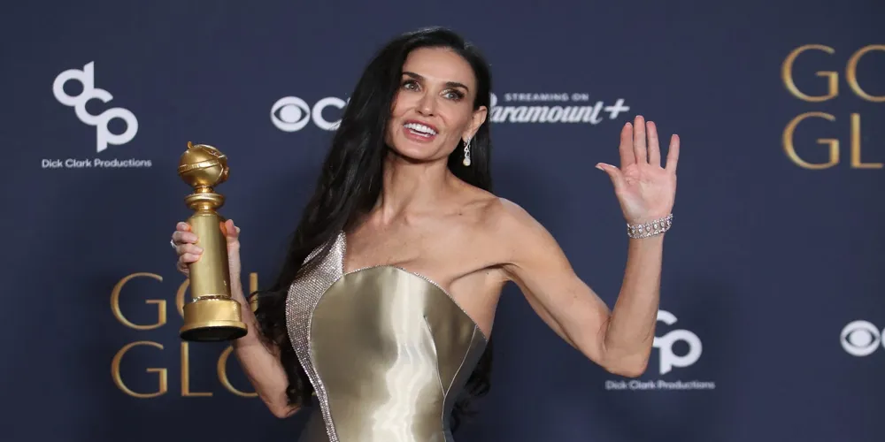 Memorable Highlights from the 82nd Golden Globes: Zoe Saldaña, Demi Moore, and More