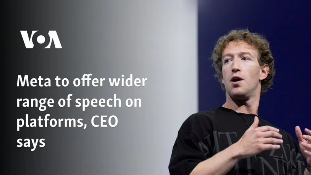 Meta CEO Announces Broader Free Speech Policies on Platforms