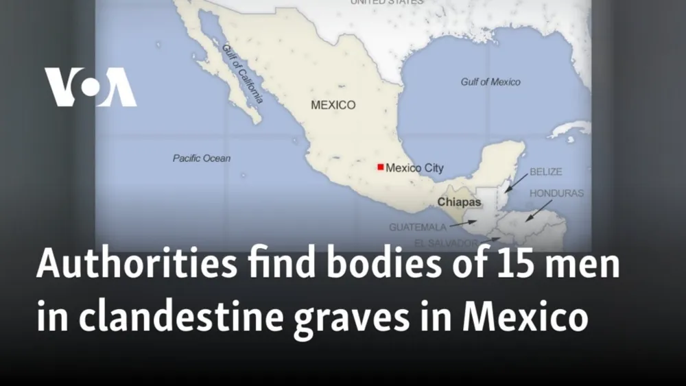 Mexican authorities discover 15 bodies in hidden graves amid cartel conflict