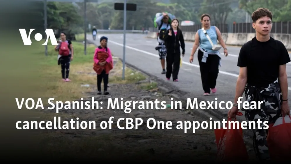 Migrants in Mexico Worried About Potential CBP One App Cancellations