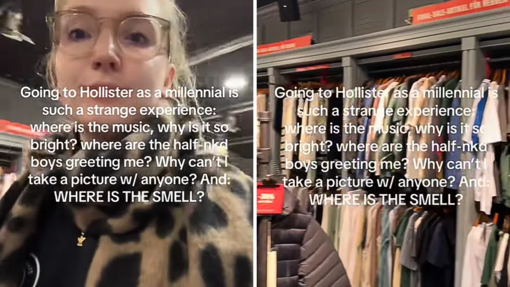 Millennial Reflects on Visit to Hollister Store, Surprised by Changes Since Early 2000s