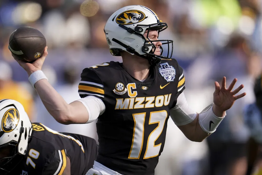 Missouri's Late Surge Secures 27-24 Victory Over Iowa in Music City Bowl