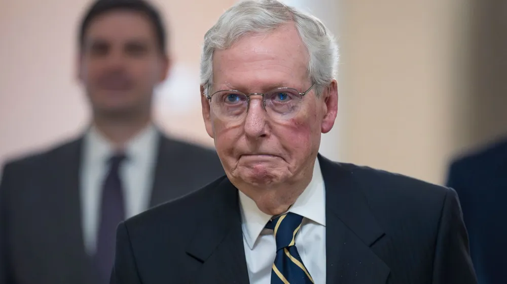 Mitch McConnell Falls Twice at Capitol, Leaves in Wheelchair Amid Ongoing Health Concerns