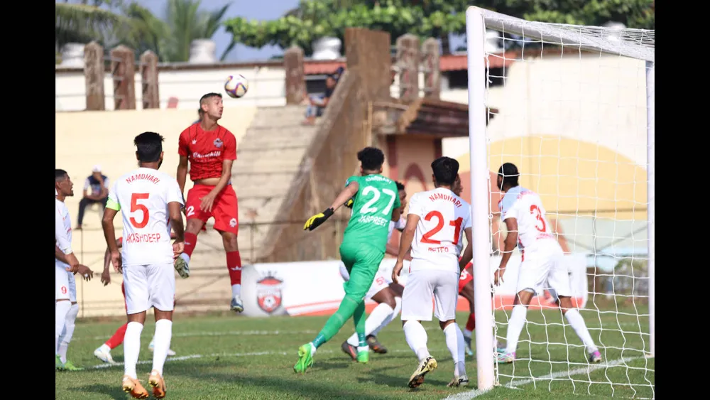 Namdhari FC delivers unexpected defeat to Churchill Brothers FC in I-League match