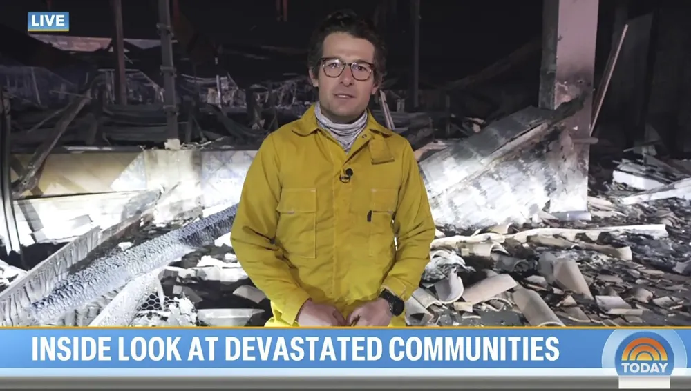 NBC Reporter Discovers Childhood Home in Pacific Palisades Destroyed by Wildfires