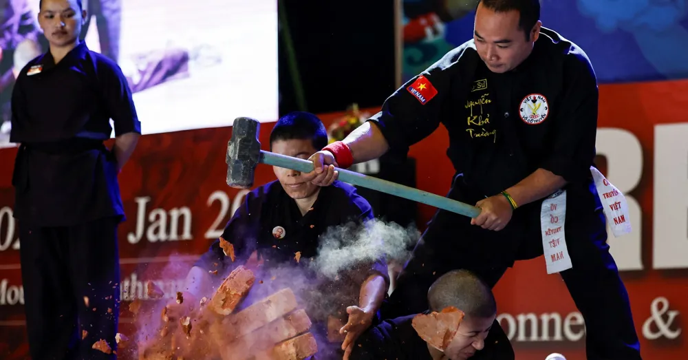 Nepal's Kung Fu Nuns Celebrate Nunnery Reopening with Martial Arts Display