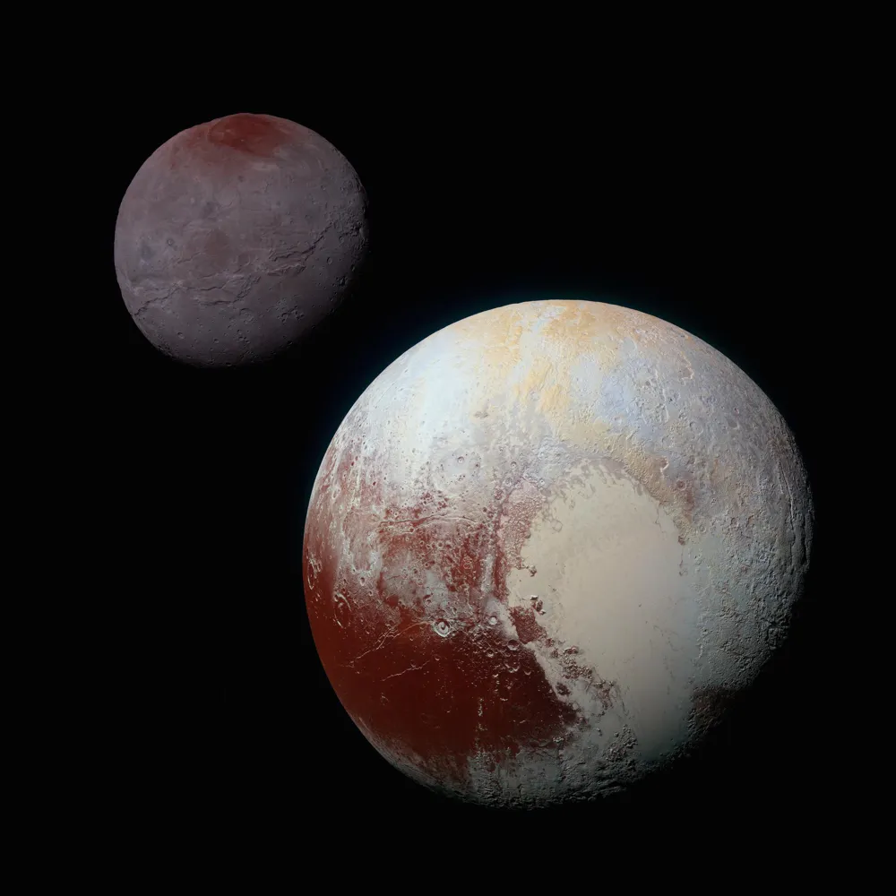 New theory explains how Pluto's moon Charon was captured in a 'kiss and capture' collision