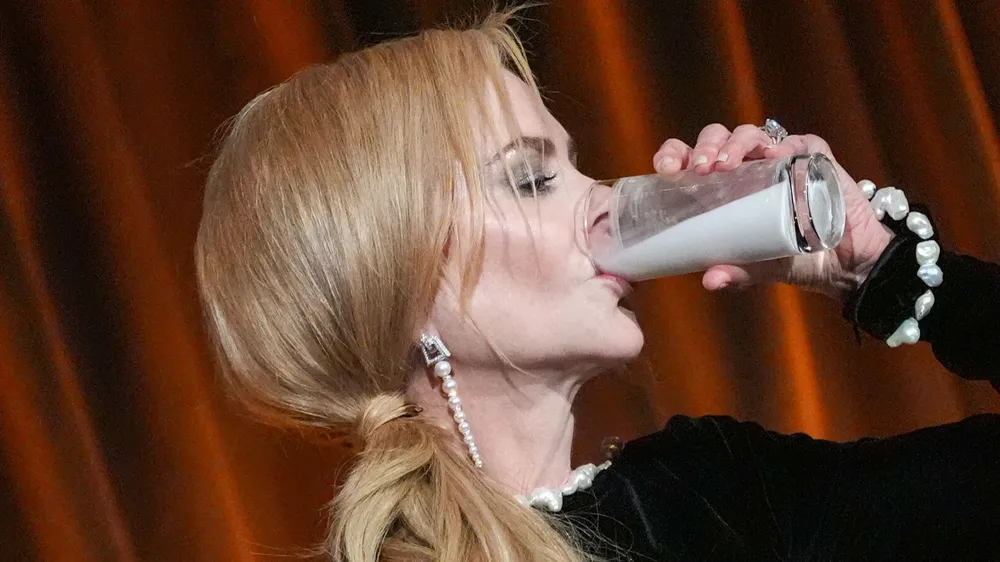 Nicole Kidman Celebrates 'Babygirl' Success with Glass of Milk at Awards Show