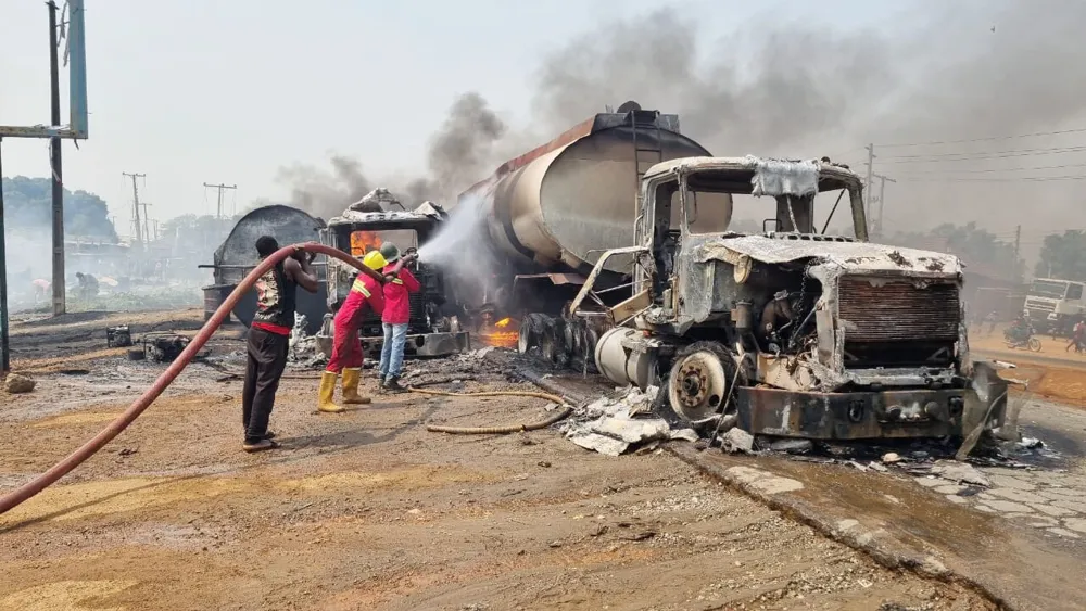 Nigerian Gasoline Tanker Explosion Claims 86 Lives, Leaving 55 Injured